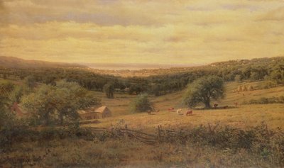 Hudson Nehri Manzarası by American School