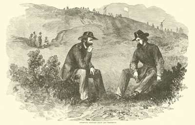Grant ve Pemberton, Temmuz 1863 arasındaki röportaj by American School
