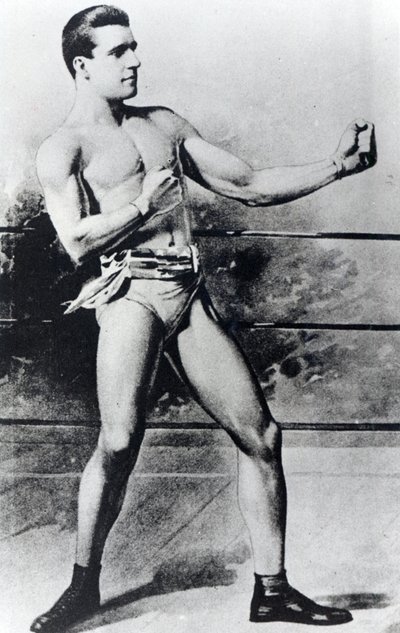 James J. Corbett (taş) by American School