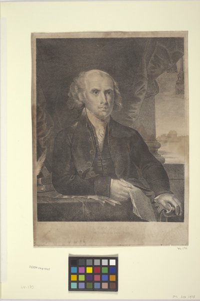 James Madison (litografi) by American School
