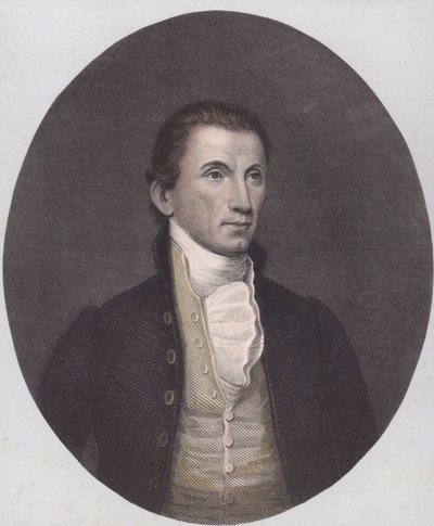 James Monroe (renkli gravür) by American School