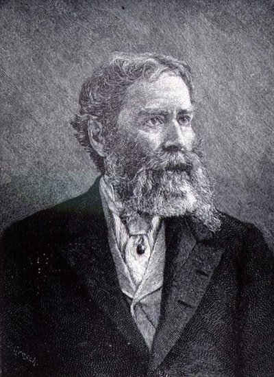 James Russell Lowell (1819-1891) (gravür) by American School