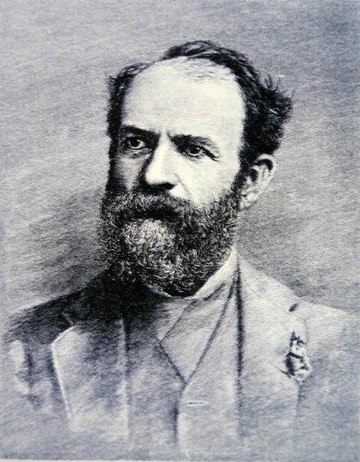 Jay Gould (1836-92) (gravür) by American School
