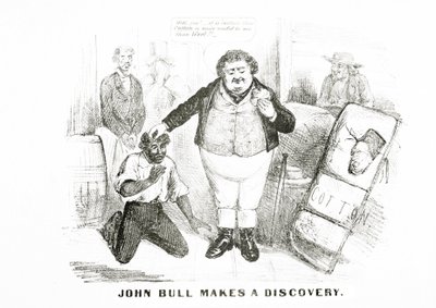 John Bull Bir Keşif Yapıyor (taş) by American School