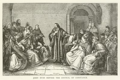 John Huss, Konstanz Konseyi huzurunda by American School