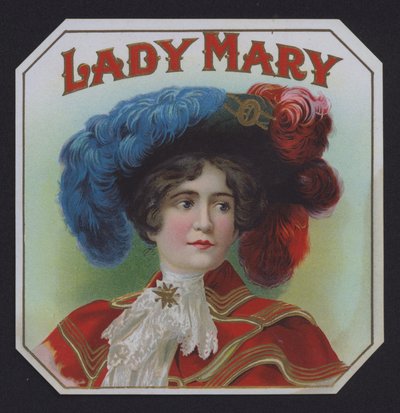Lady Mary, puro etiketi (chromolitho) by American School