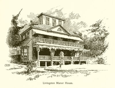 Livingston Manor House, Washington, New York by American School