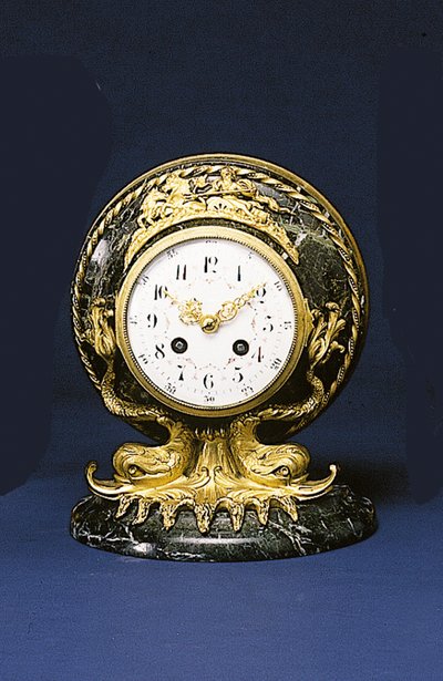 Black, Starr & Frost tarafından satılan şömine saati, c.1875-1900 by American School