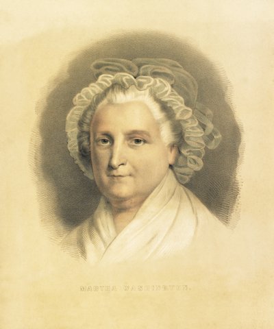 Martha Washington, birahane. 1857 by American School