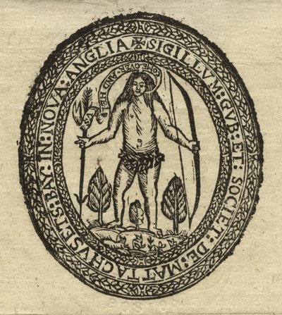 Massachusetts Körfezi Koloni Mührü by American School