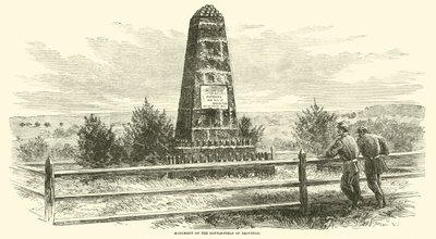 Groveton Savaş Alanındaki Anıtı, Ağustos 1862 by American School