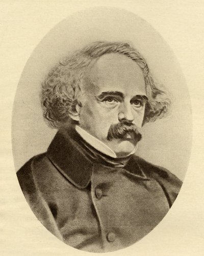Nathaniel Hawthorne (1804-64) by American School