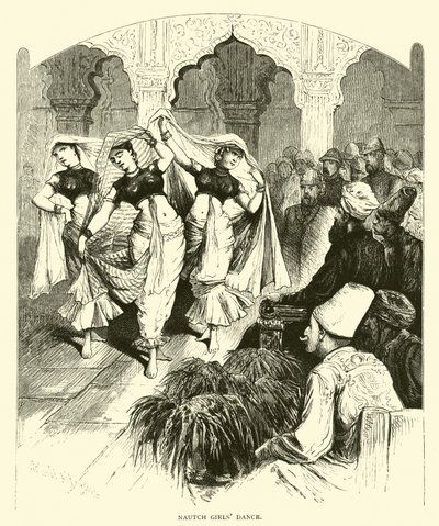 nautch kızlar dans by American School