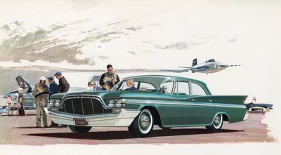 Yeni DeSoto Araba ve Jet Pilotları by American School