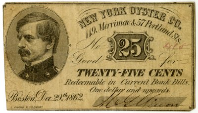 New York Oyster Co., 119 Merrimac ve 57 Portland St., 1862 by American School