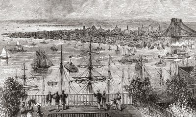 19. yüzyılda New York by American School