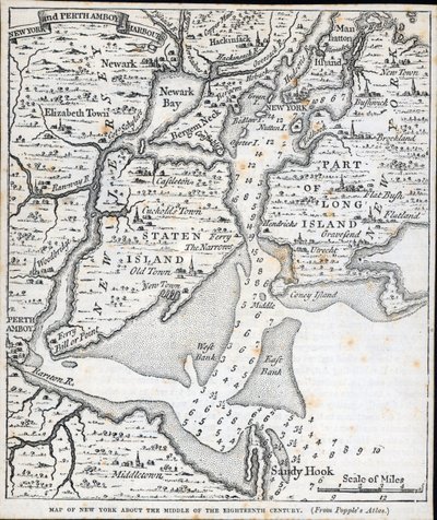 18. yüzyılın ortalarında New York (lito) by American School
