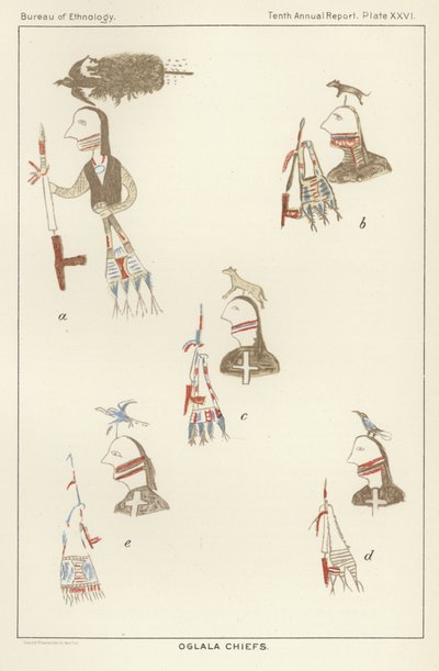 Oglala Şefleri by American School