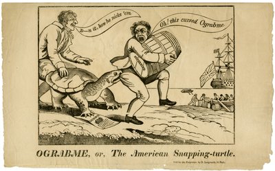 Ograbme veya Amerikan Kaplumbağası, 1808 by American School