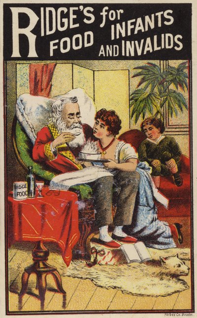 Kaşıkla Yemek Sandalyede Yaşlı Adam by American School