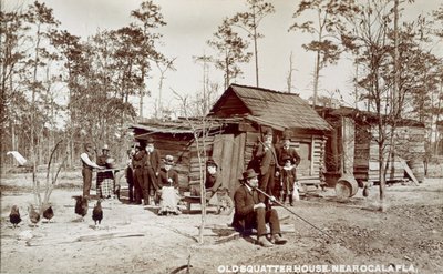 Ocala, Florida yakınlarındaki Eski Gecekondu Evi, 1880