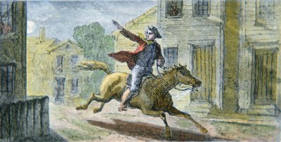 18 Nisan 1775 gecesi Paul Revere
