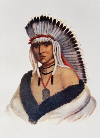 Petalesharro, a Pawnee Brave, Thomas L. McKenney ve James Hall tarafından yazılan 