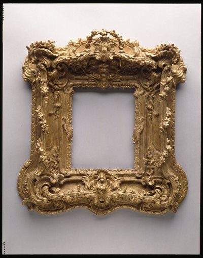 Resim çerçevesi, c.1740 (meşe ve yaldız) by American School