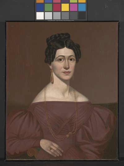 Eliza C. Ayres'in Portresi (tuval üzerine yağlıboya) by American School