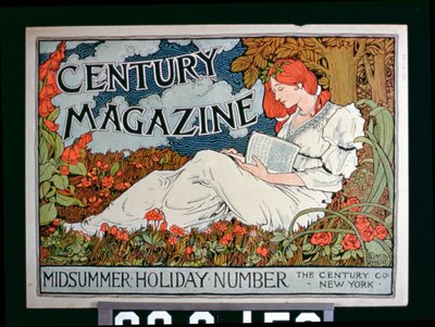 Poster reklamları Century Magazine, Yaz Tatili Numarası, New York by American School