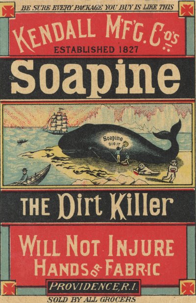 Afiş reklamı Kendall Mfg. Cos Soapine, c.1890 by American School