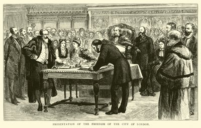 Londra Şehri Özgürlüğünün Sunumu by American School