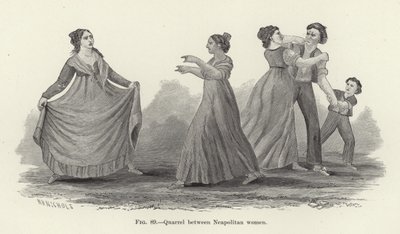 Napoliten kadınlar arasında kavga by American School