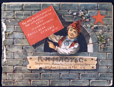 R.H. Macy & Co. İthalatçılar, Üreticiler ve Perakendeciler [katalog ön kapak], 1890 by American School