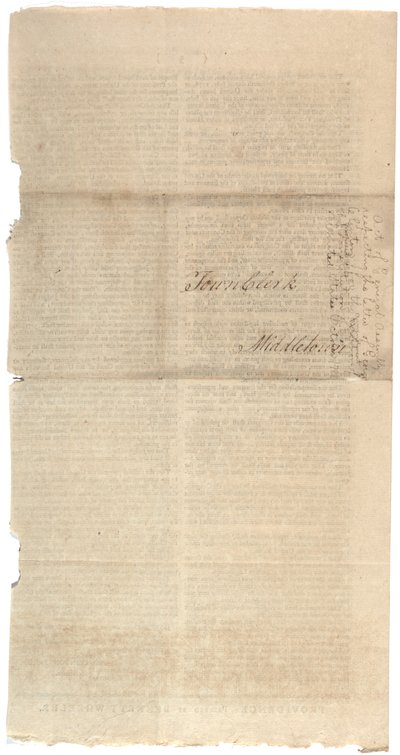 Anayasa değişiklikleri için NYS önerisini basan kararlar, Ekim 1788 by American School