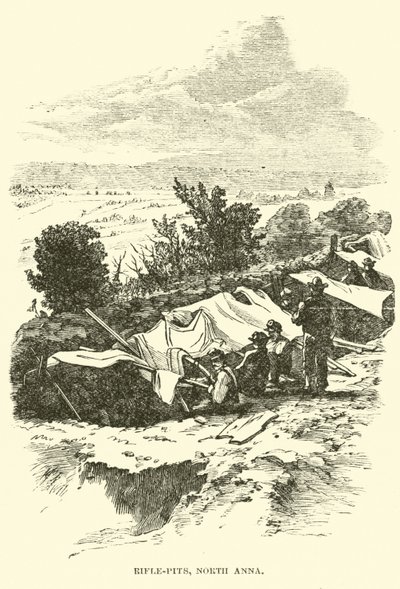 Tüfek çukurları, Kuzey Anna, Mayıs 1864 by American School