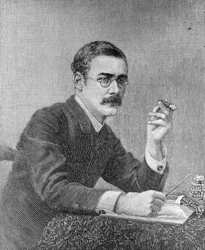 Rudyard Kipling (1865-1936) 1890 by American School