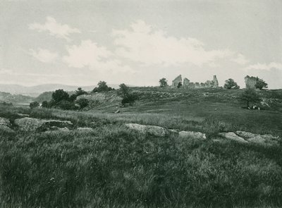 Fort Ticonderoga Harabeleri (fotogravür) by American School