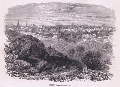 Salem Massachusetts, Cassell'in Amerika Birleşik Devletleri Tarihi pubından bir örnek. Petter & Galpin tarafından 1890 dolayları (lito) by American School