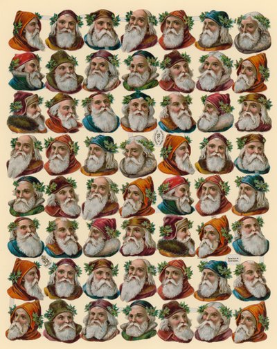 Noel Baba, kafa levhası by American School