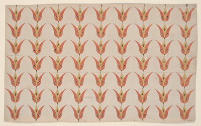 Yedi Sıra Lale, Fraktur Tablosu, c.1800-20 by American School