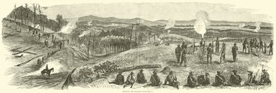 Mayıs 1864, Resaca yakınlarındaki demiryolunun bombalanması by American School