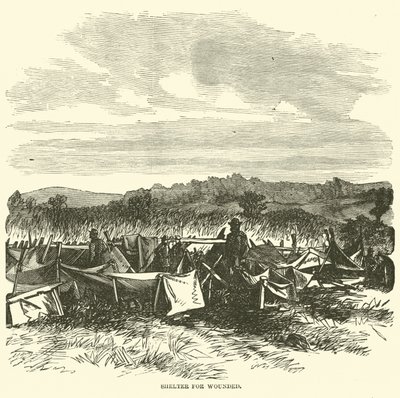 Yaralılar için barınak, Eylül 1862 by American School