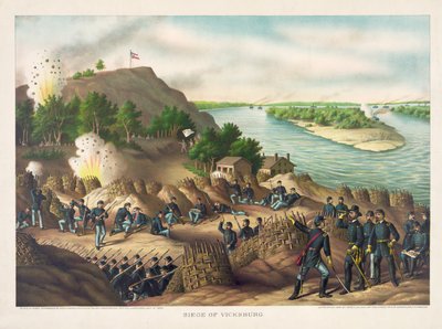 Vicksburg Kuşatması -- Teslimiyet, 4 Temmuz 1863, pub. 1888. by American School