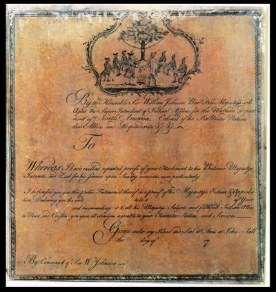Sir William Johnsons (1715-74) Hint Görüşü, c.1770 (ayrıca bkz. 192704) by American School
