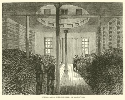Küçük silahlar Johnston, 1865 Nisan tarafından teslim oldu by American School