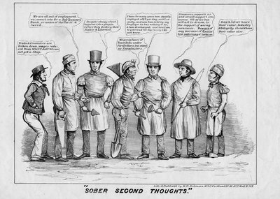 Ayık ikinci düşünceler, HR Robinson, New York, 1839 tarafından yayınlandı, by American School