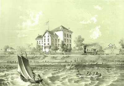 Askerler Evi, Chicago Illustrated'dan, James W. Sheahan'ın edebi açıklamalarıyla, Jevne & Almini tarafından yayınlandı, Chicago, 1866-67 by American School