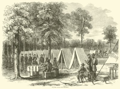 Başkan için oy kullanan askerler, Eylül 1864 by American School