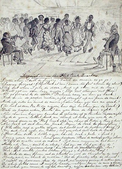 Terpsichore in The Flat Creek Quarters, Pea Ridge, 1860 dolayları (kağıt üzerine kurşun kalem) by American School